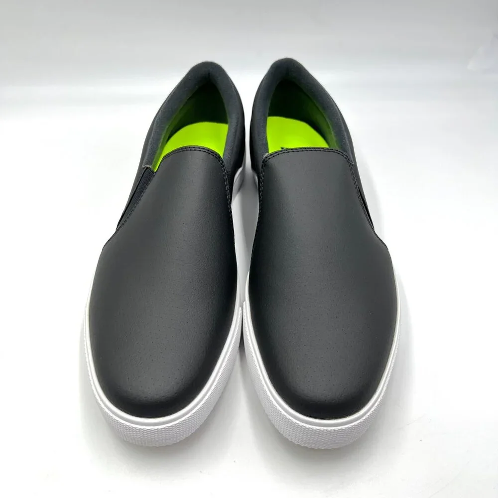 Puma Womens Size 11 Tustin Fusion‎ Black White Spikeless Golf Shoes Sneakers